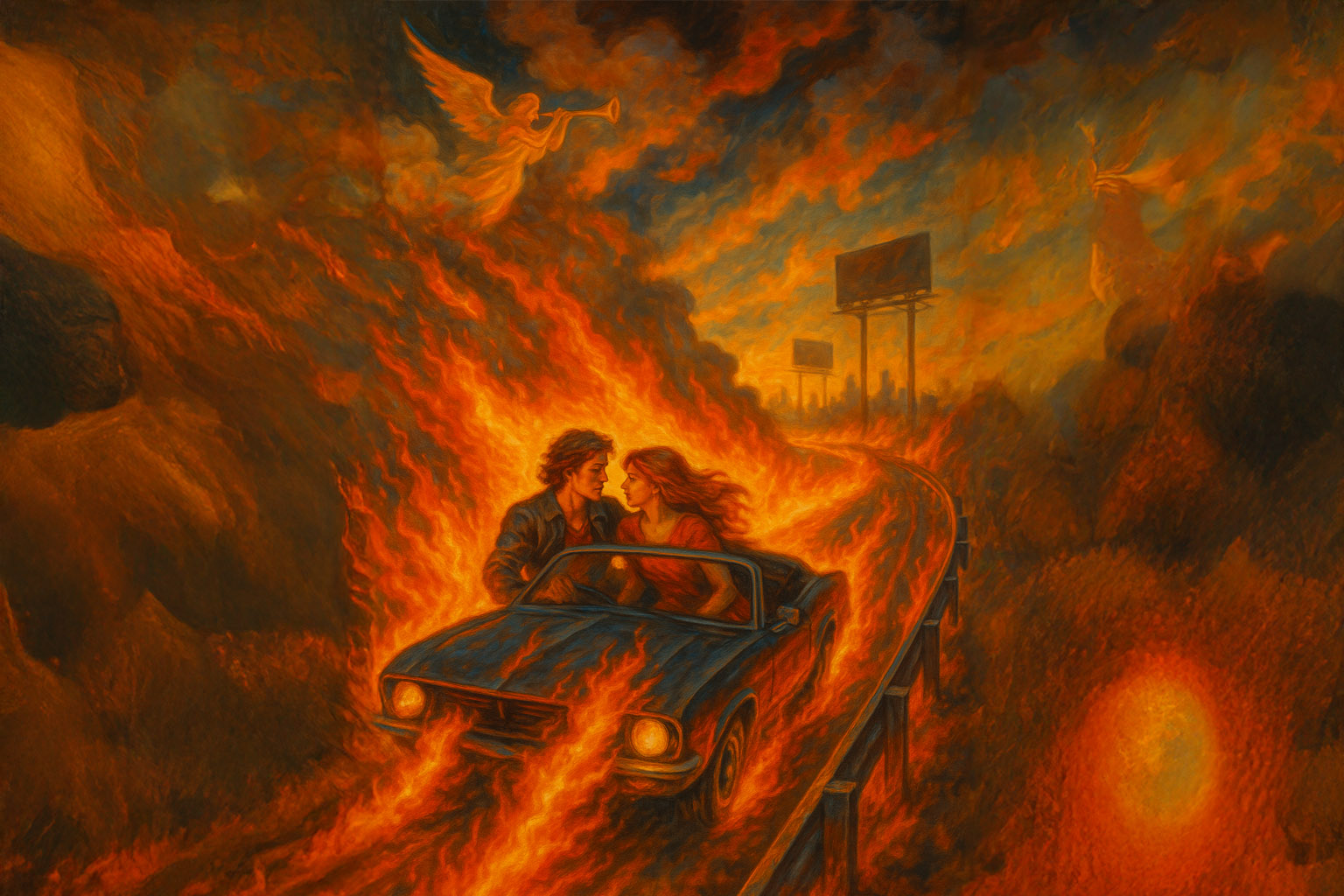 heaven's weeping gasoline
